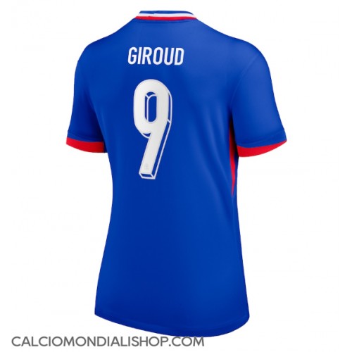 Maglie da calcio Francia Olivier Giroud #9 Prima Maglia Femminile Europei 2024 Manica Corta